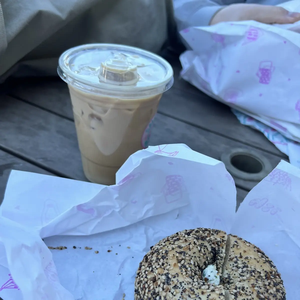 Everything Bagel with Cream Cheese