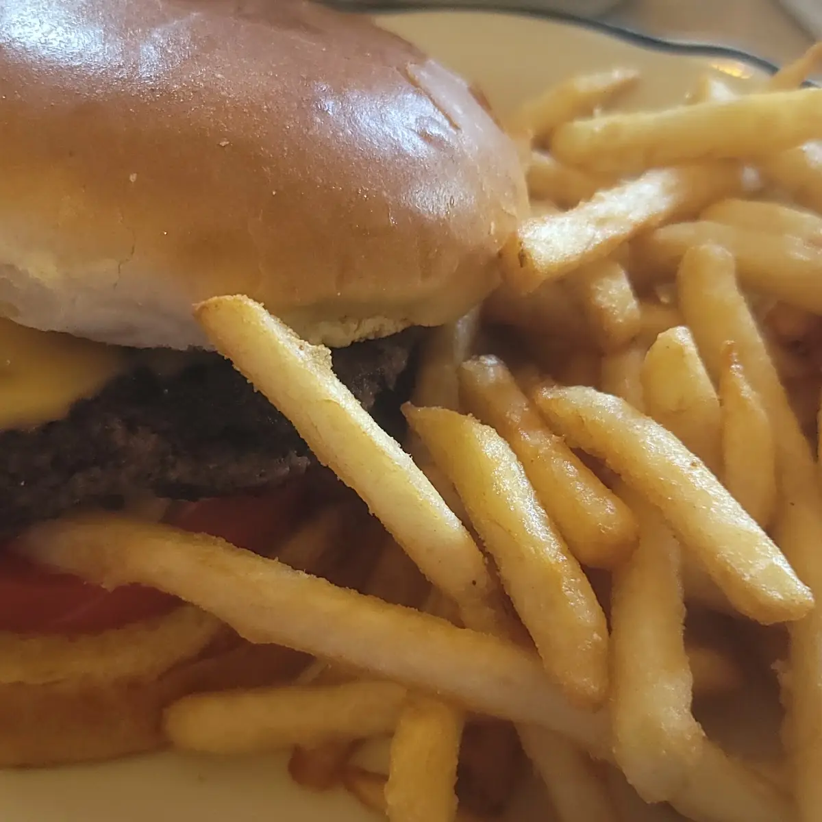 Burger and Fries