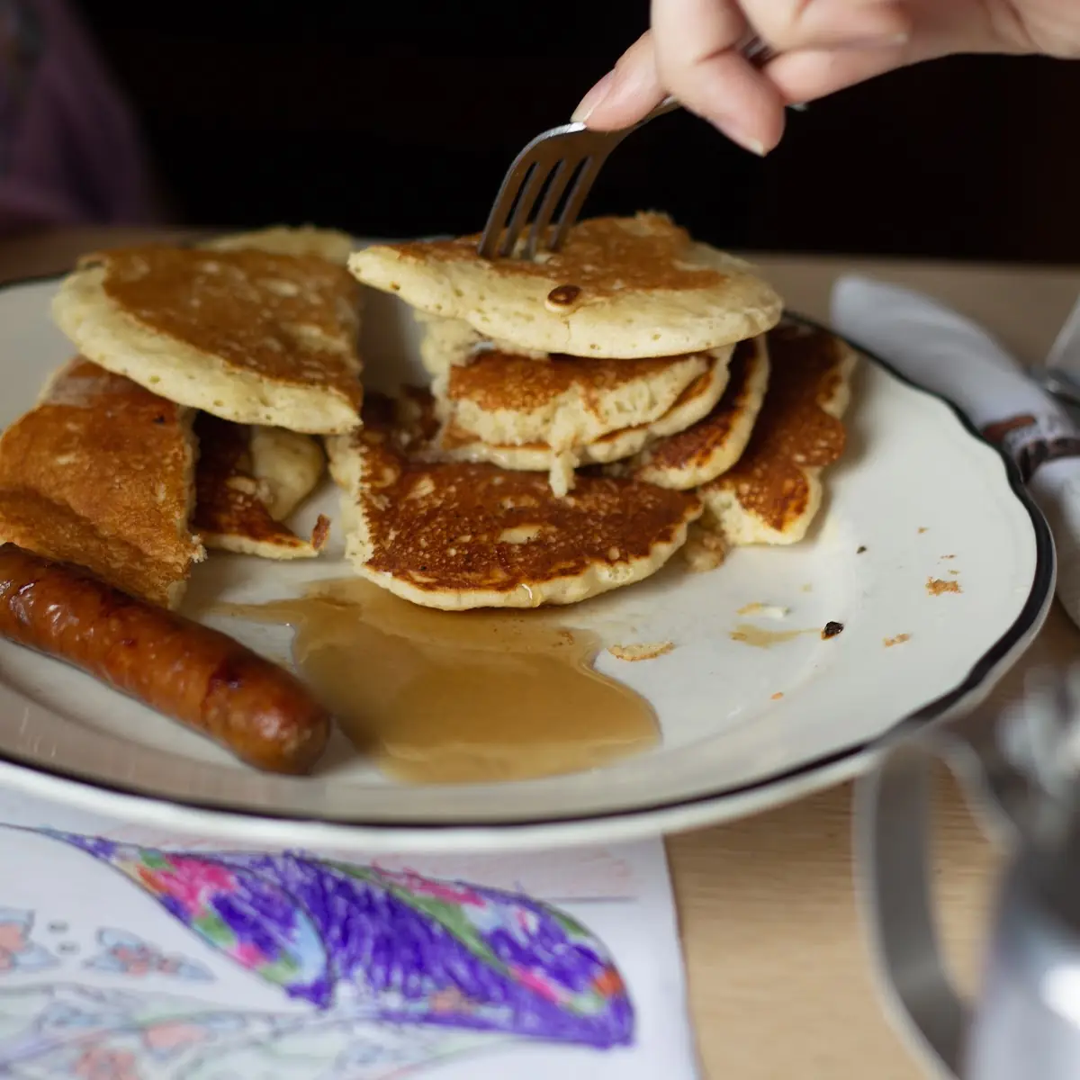 Pancakes and Sausage
