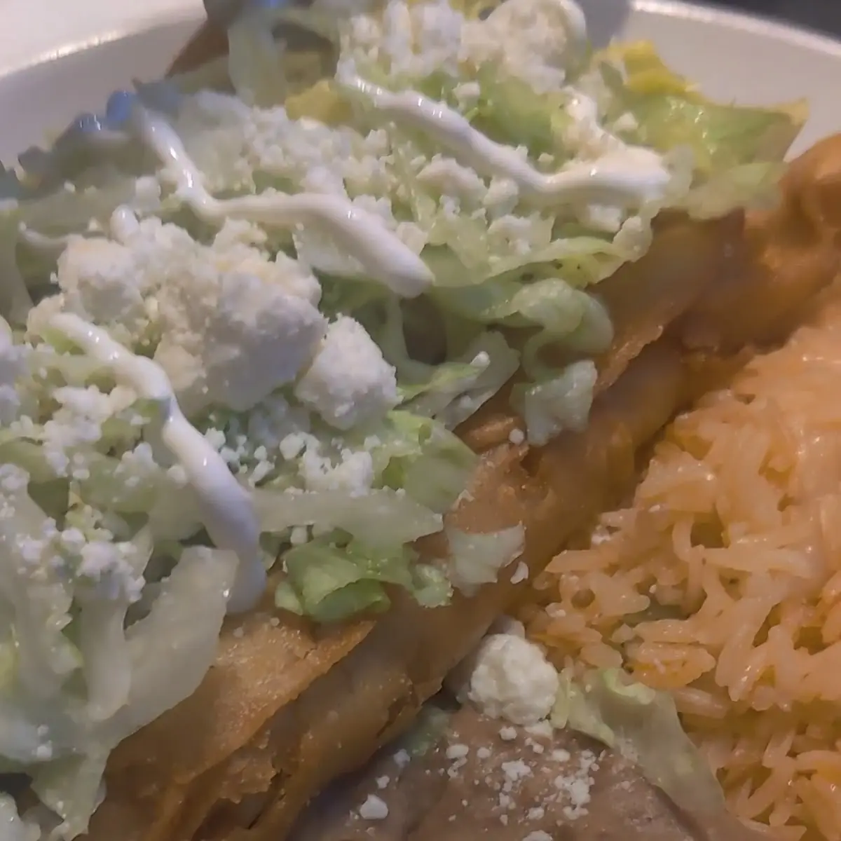 Flautas Plate