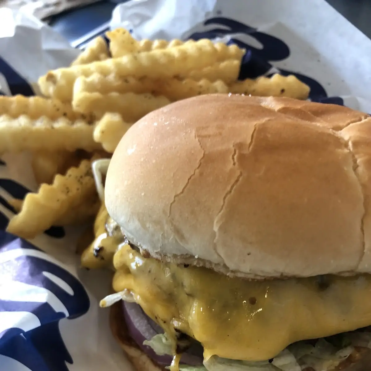 Double Cheeseburger and Fries
