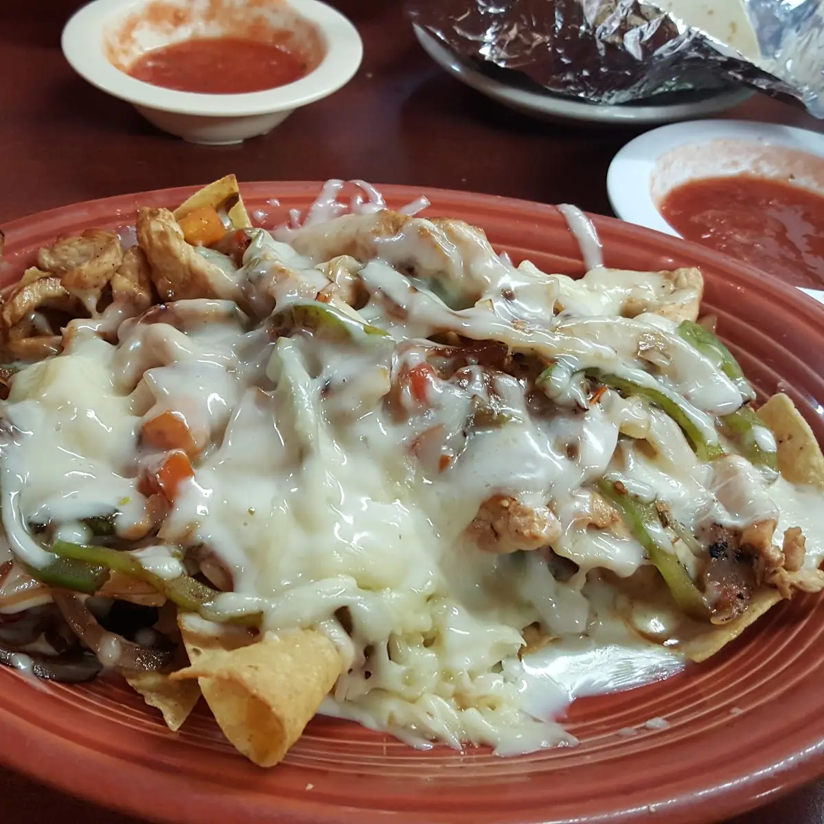 Chicken Nachos Fajitas