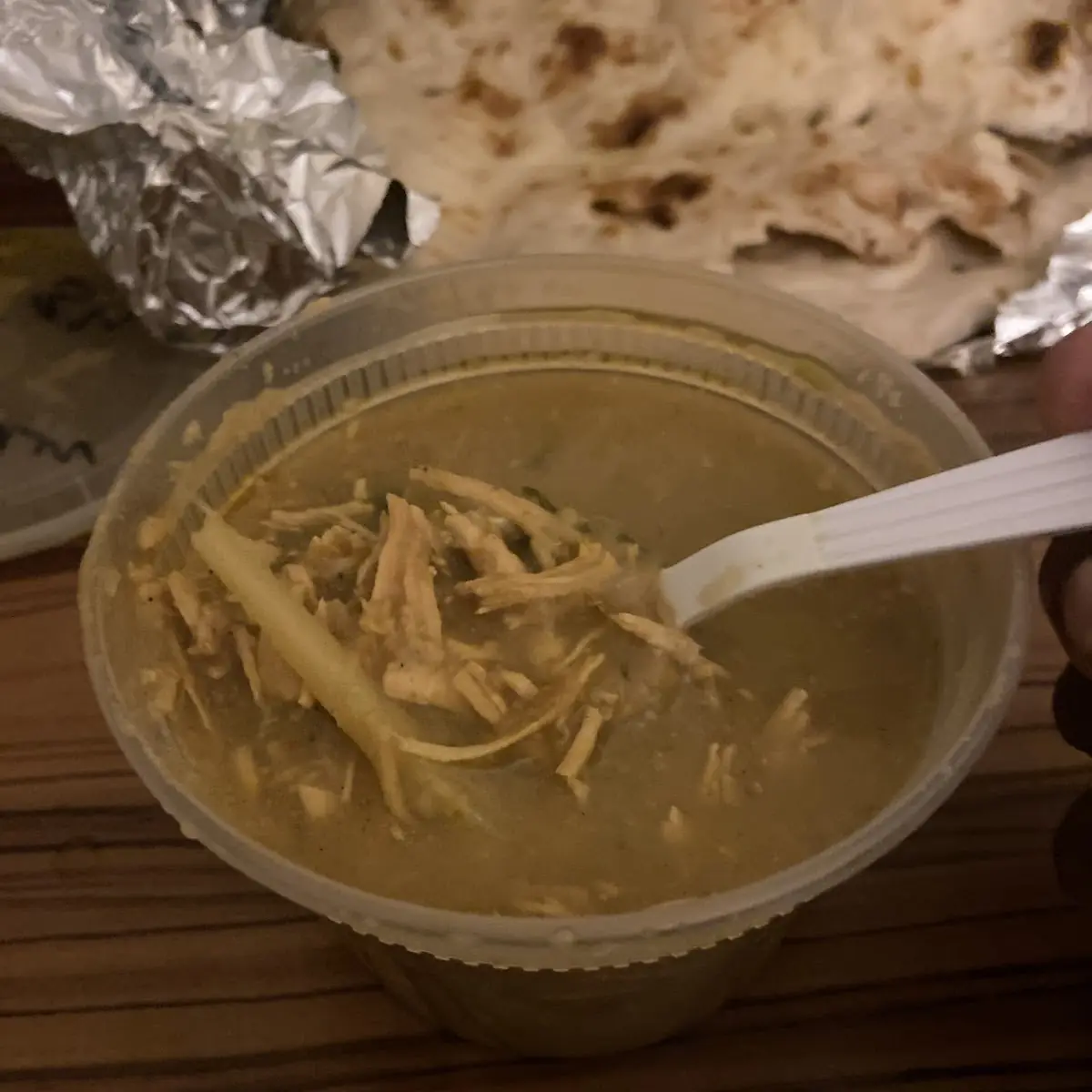 Soup with Shredded Chicken