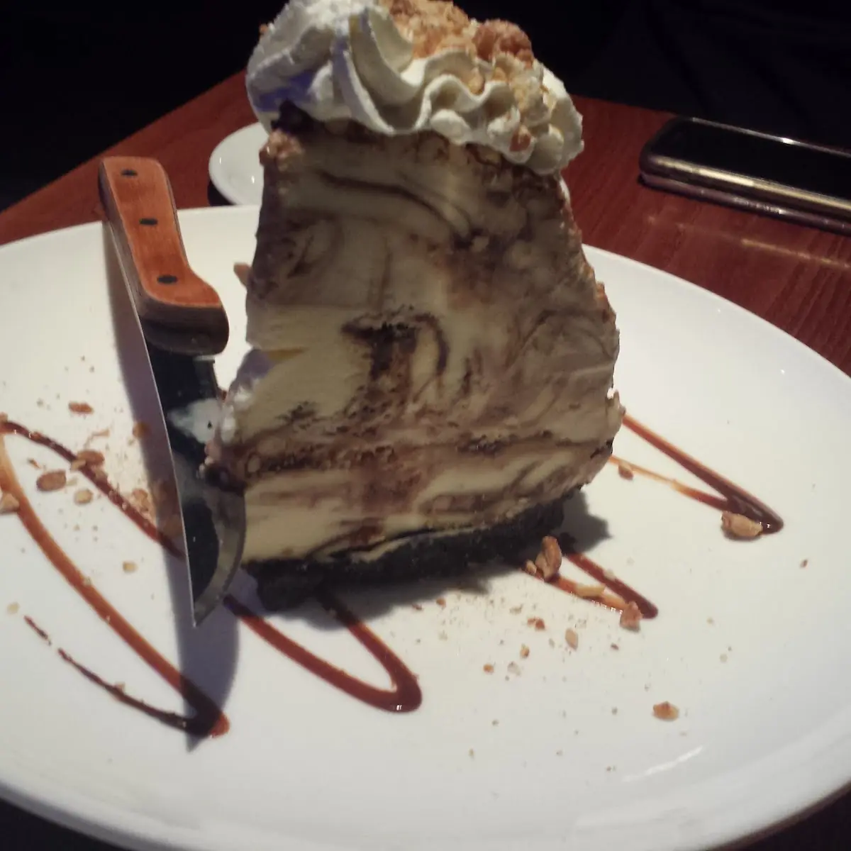 Shark Fin Ice Cream Pie