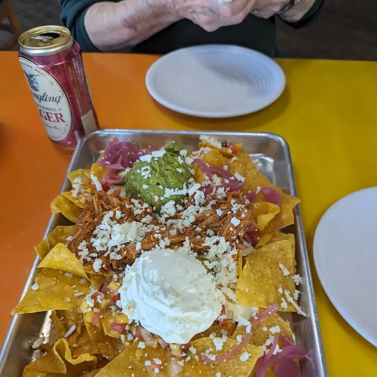 Chicken Nachos and Cheese
