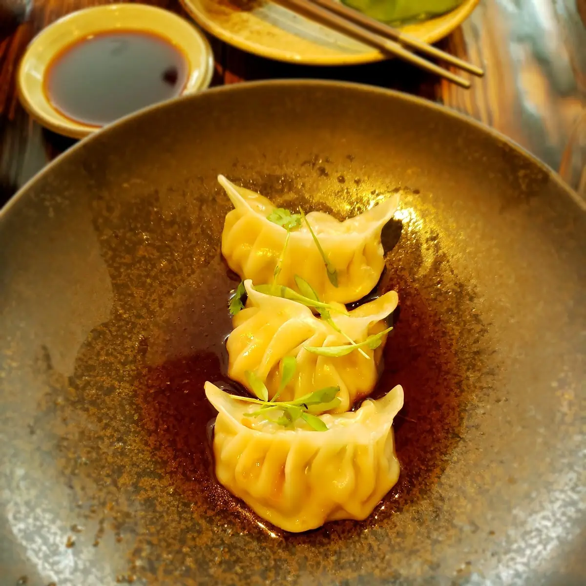 Steamed Chicken and Shrimp Dumplings