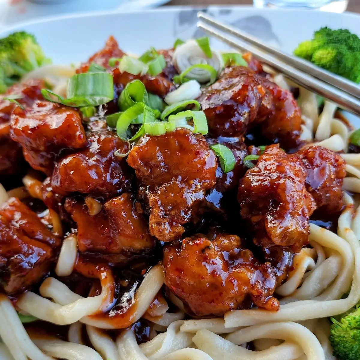 Hand Made Noodles with Black Bean Sauce
