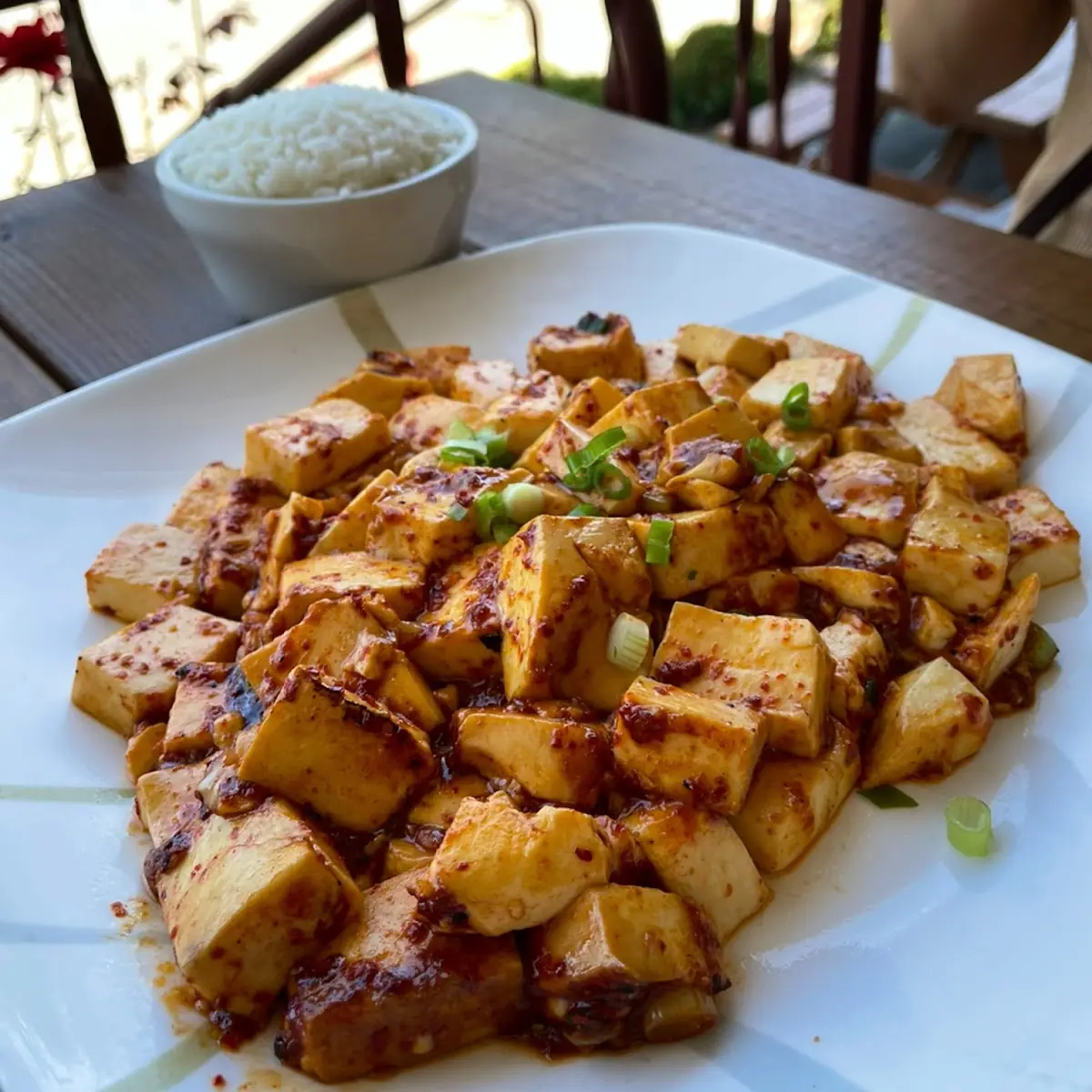 Mapo Tofu and Rice