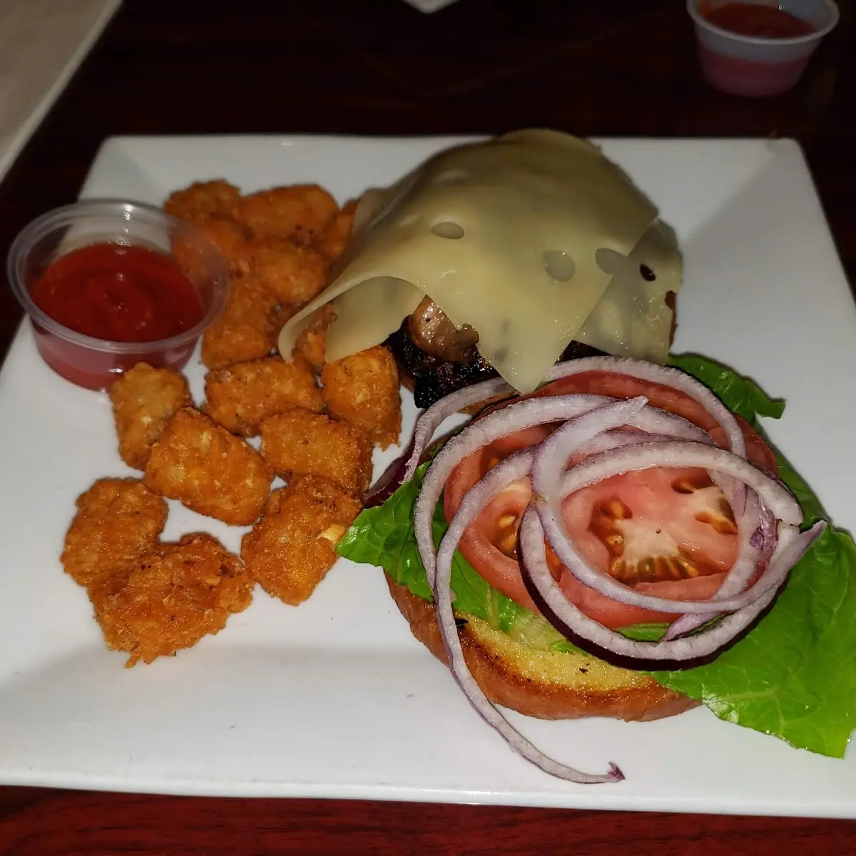 Mushroom Swiss Burger