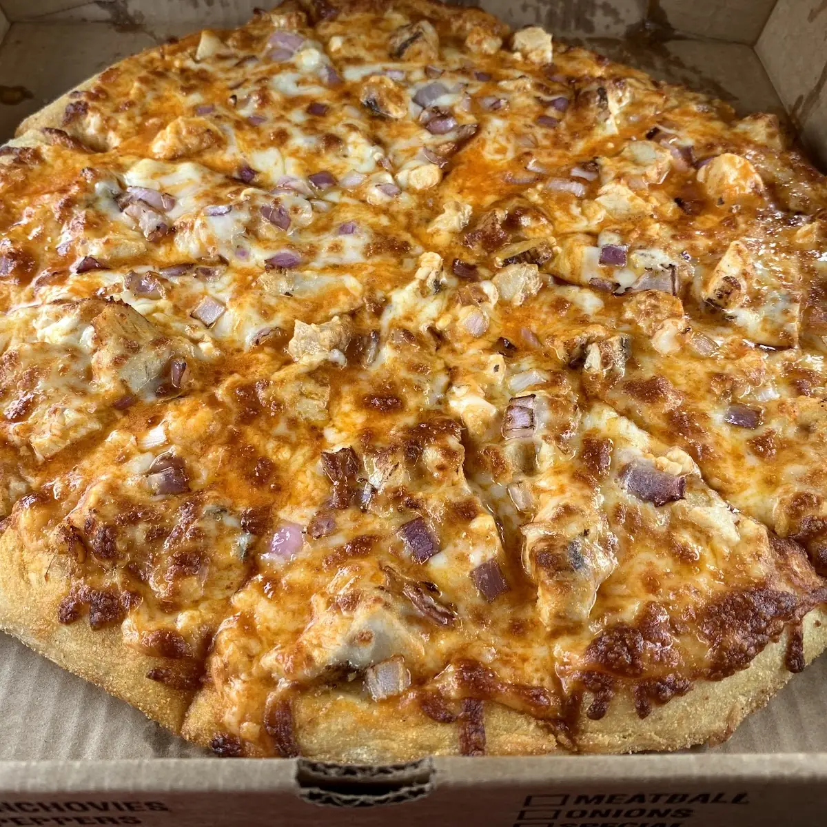 Large Buffalo Chicken Pizza