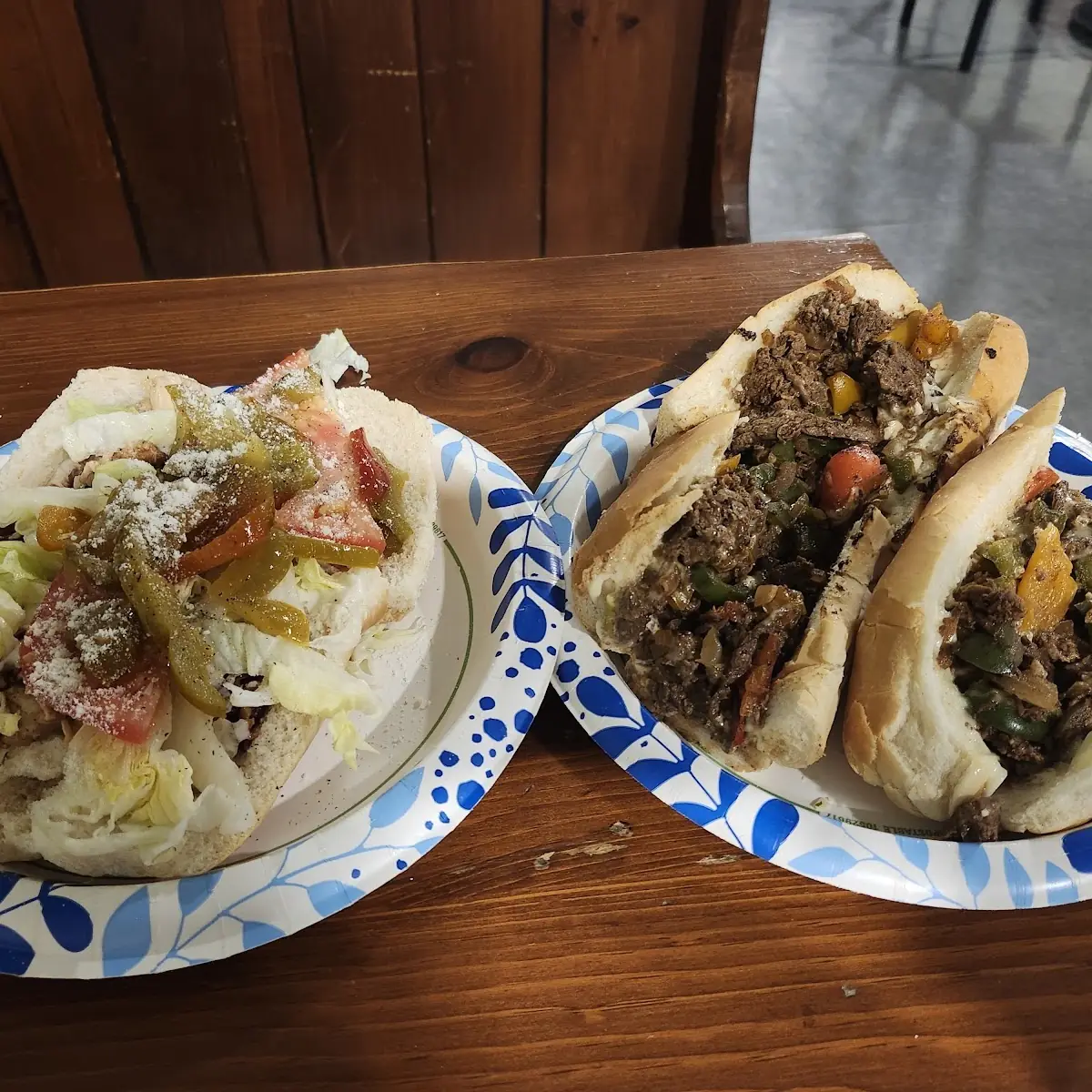 Rail Yard Cheesesteak and Chicken Bacon Ranch