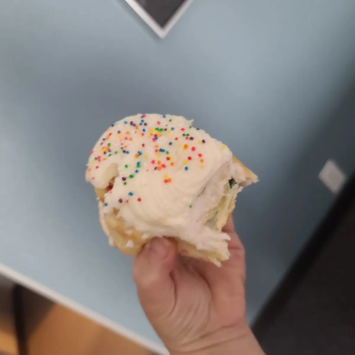 Birthday Cake Cinnamon Roll