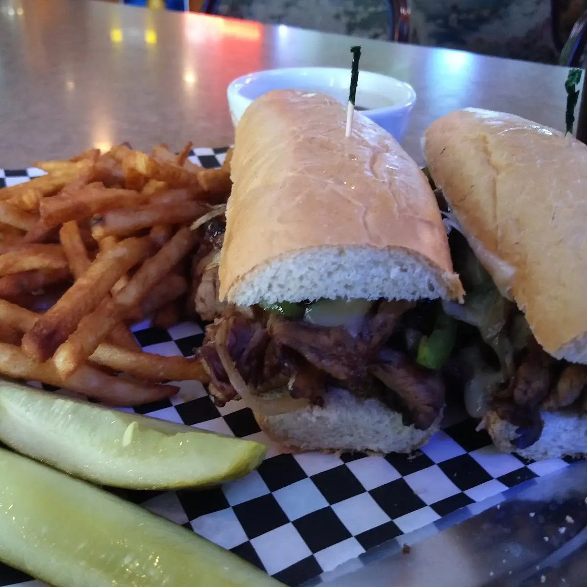 Philly Cheese Steak Sandwich Is Huge
