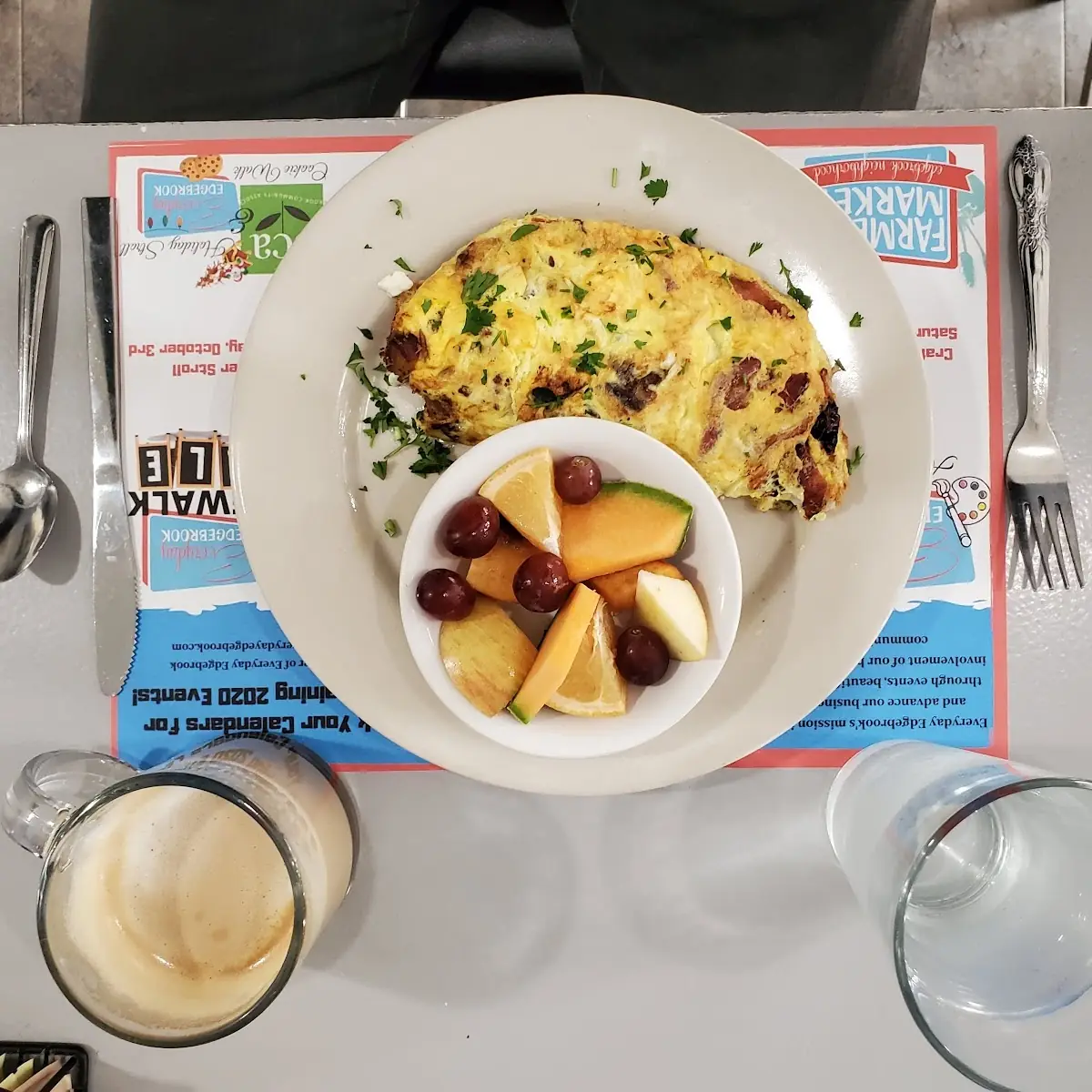 Bacon Date and Goat Cheese Omelette
