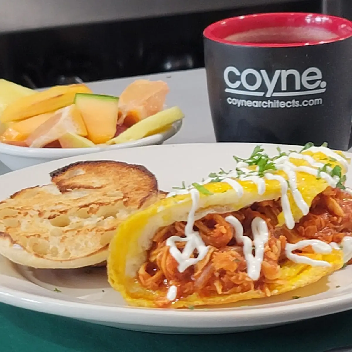 Pulled Chicken Omelet