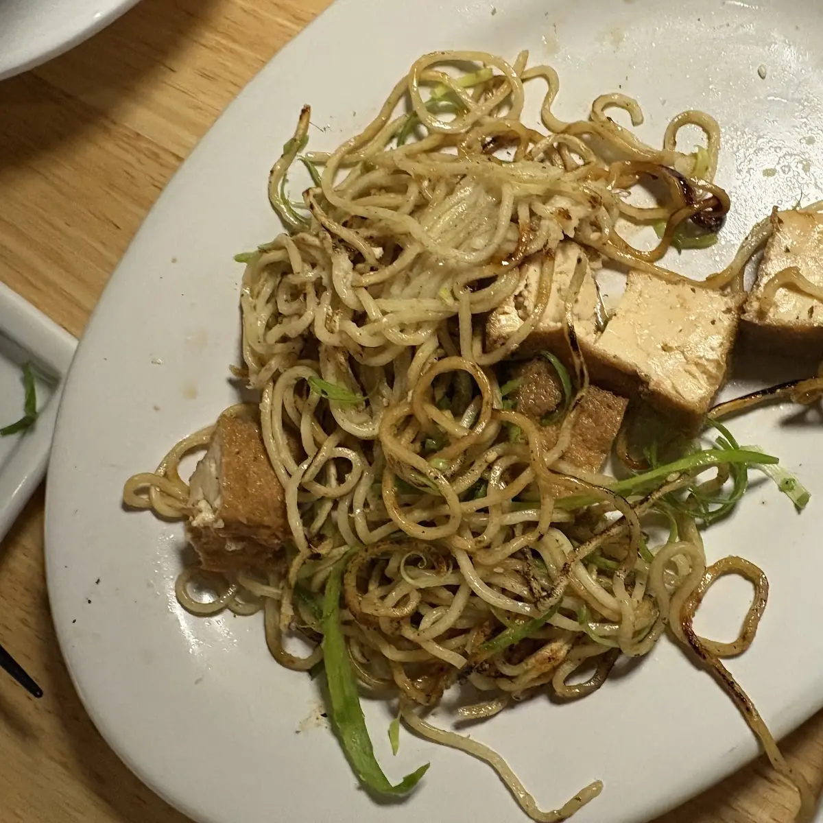 Tofu Garlic Fried Noodle