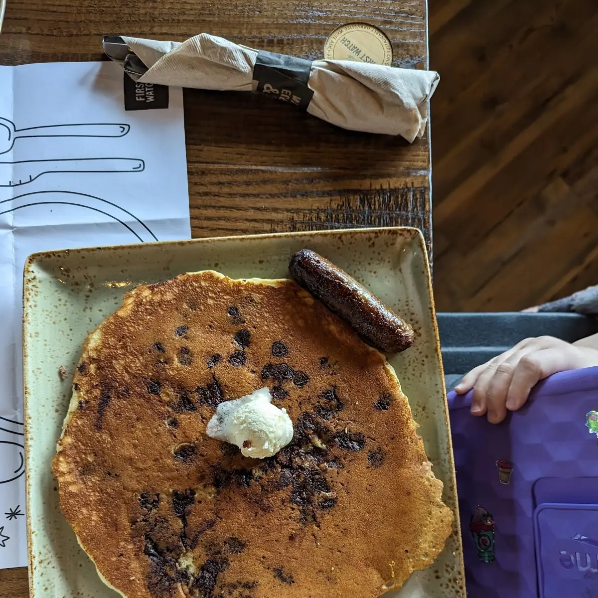 Kids Chocolate Chip Pancake