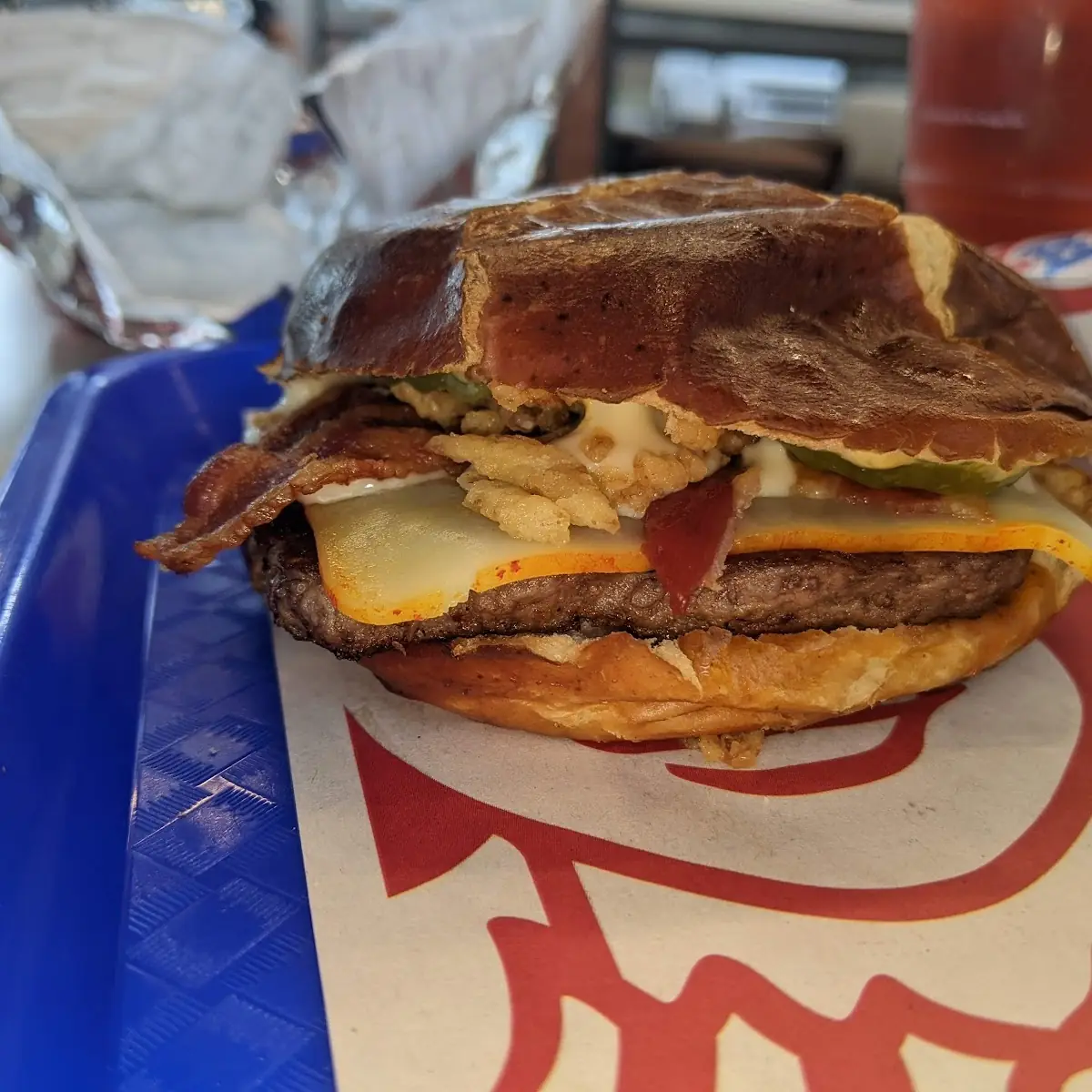 Saddest Pub Burger You Ever Seen