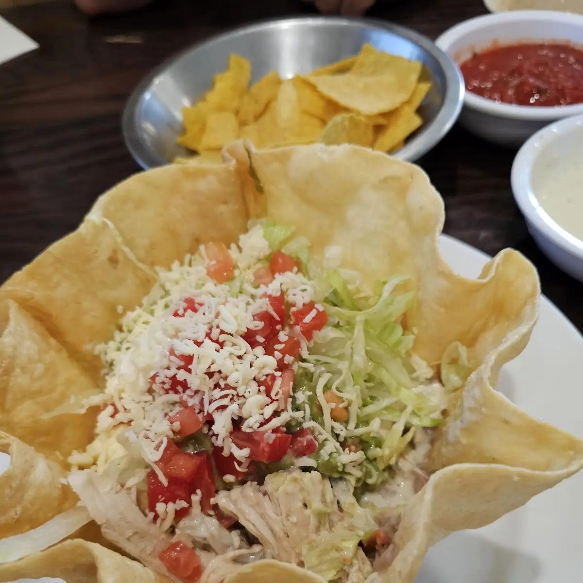 Taco Salad with Shrimp and Chicken