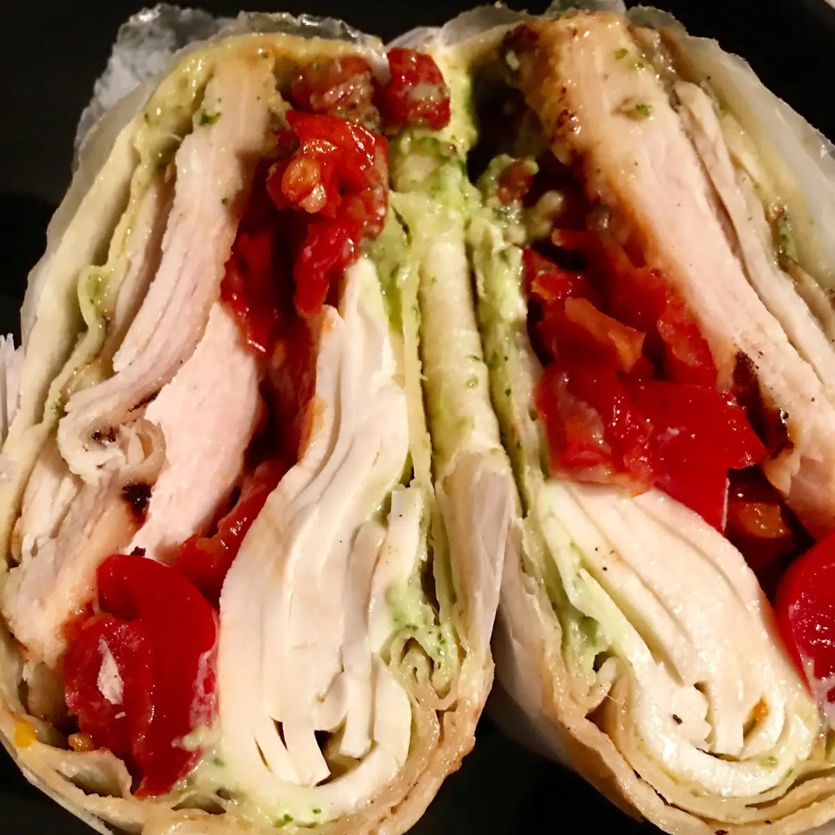 Chicken Pesto Wrap