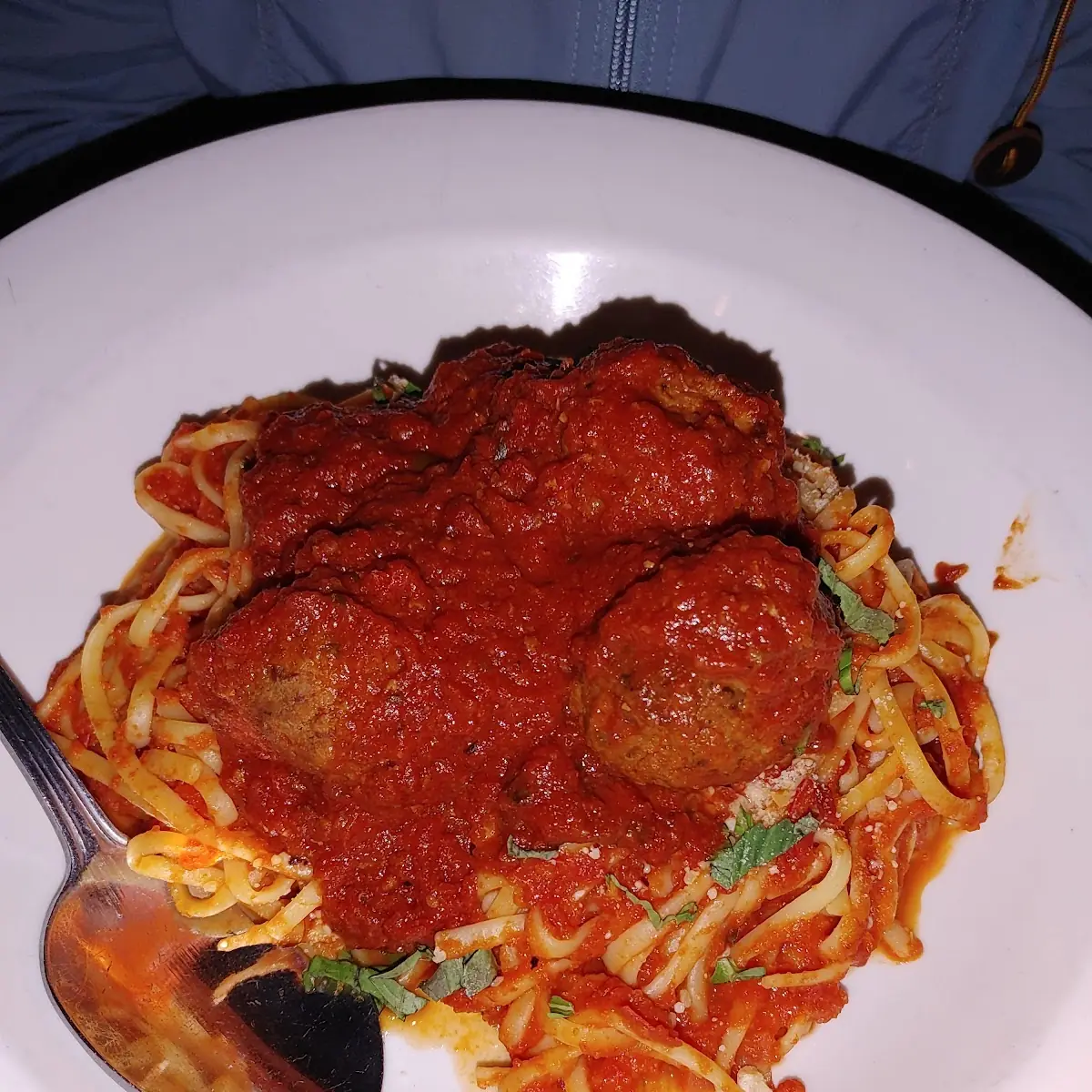 Meatballs and Spaghetti Bolognese