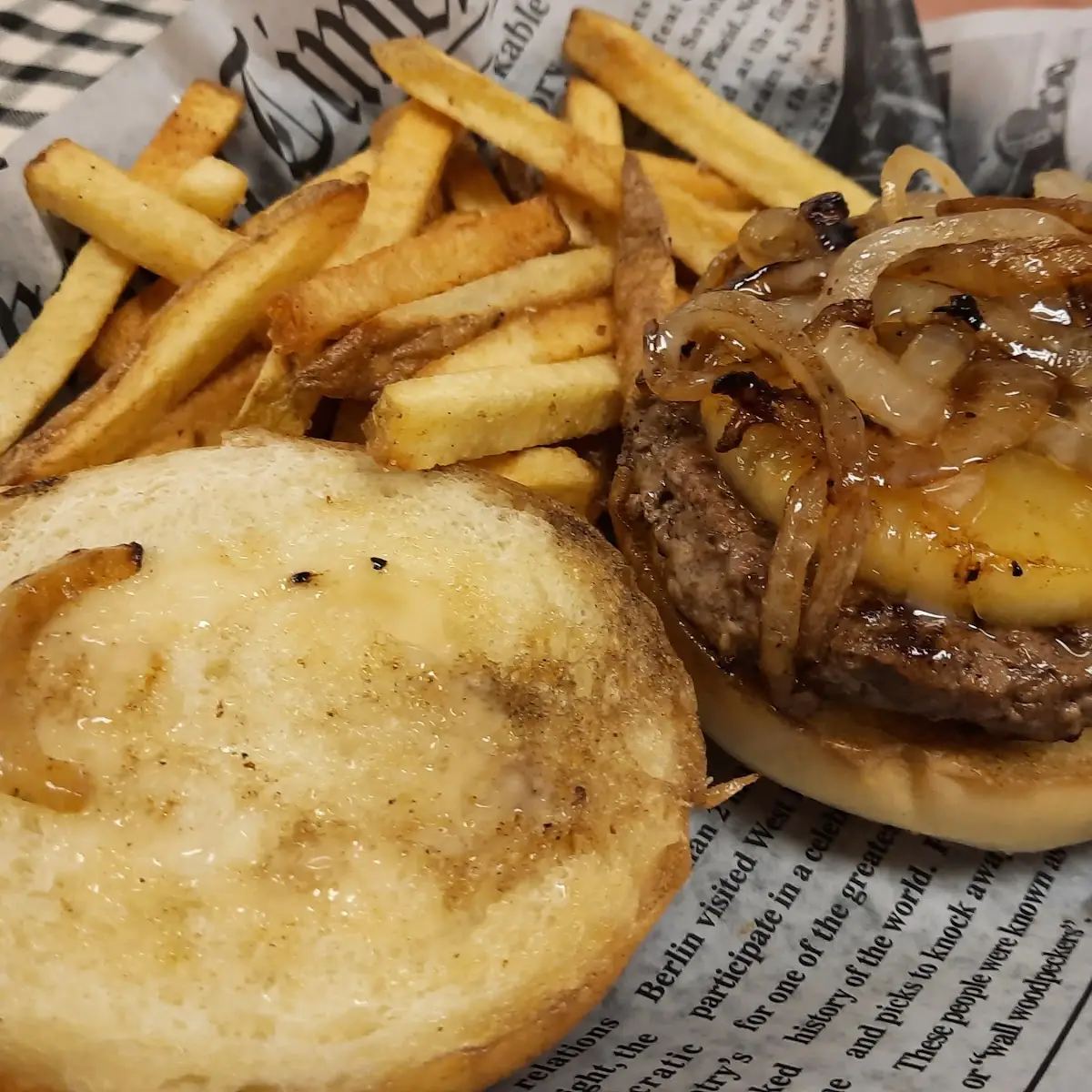Mushroom and Swiss Burger