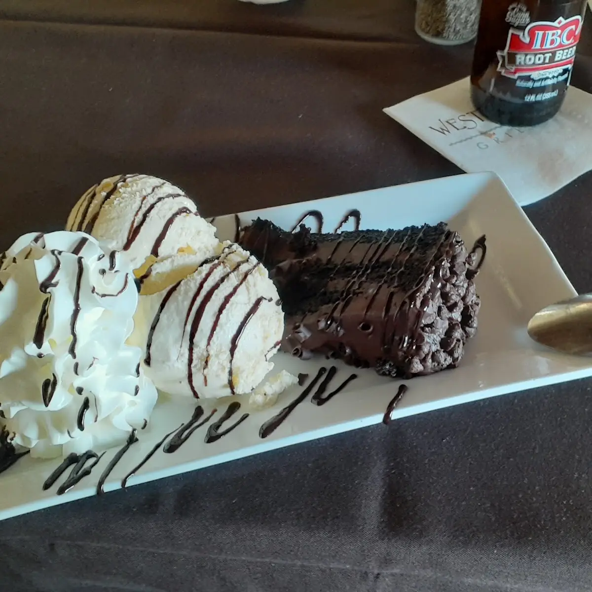Triple Chocolate Fudge Cake