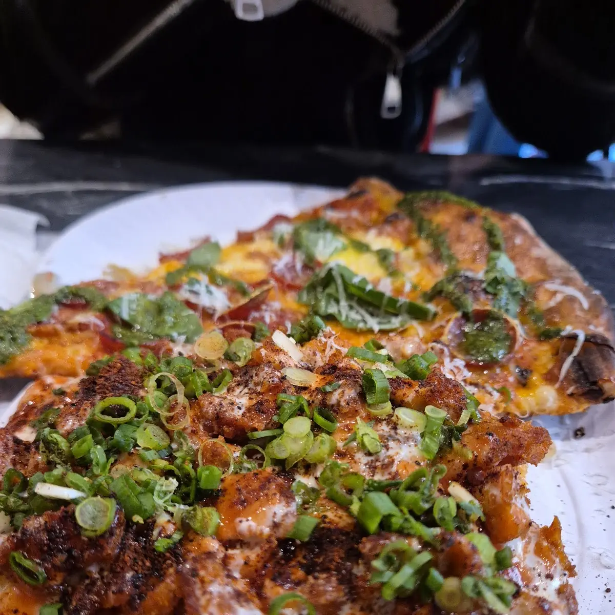 Spicy Buffalo Chicken Pizza Slice