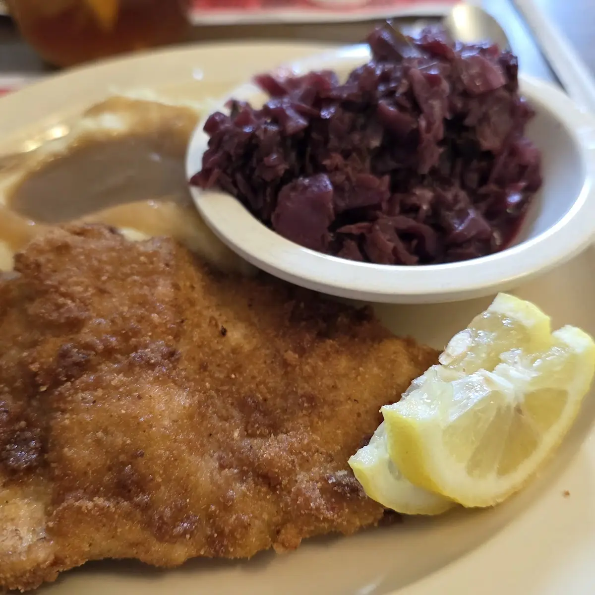 Schnitzel with German Potato Salad