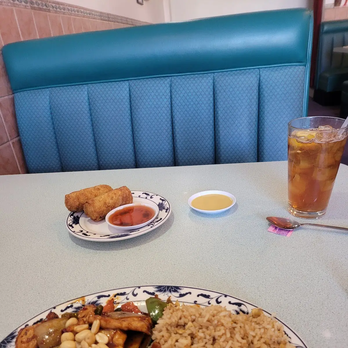 Kung Pao Chicken and Egg Rolls