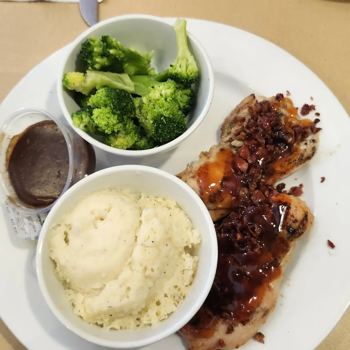 Roasted Chicken and Mash Potatoes