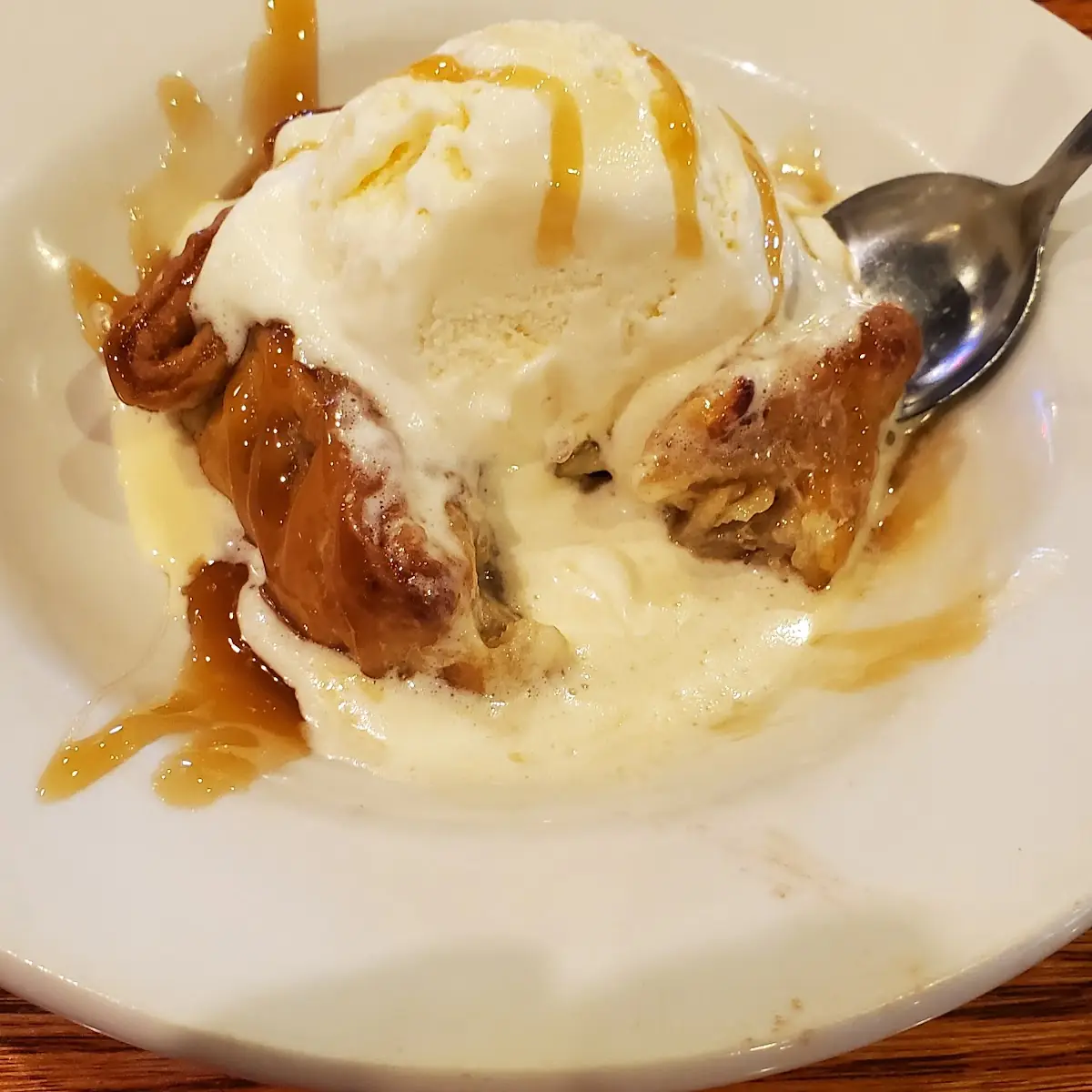 Apple Pie Pillow with Ice Cream