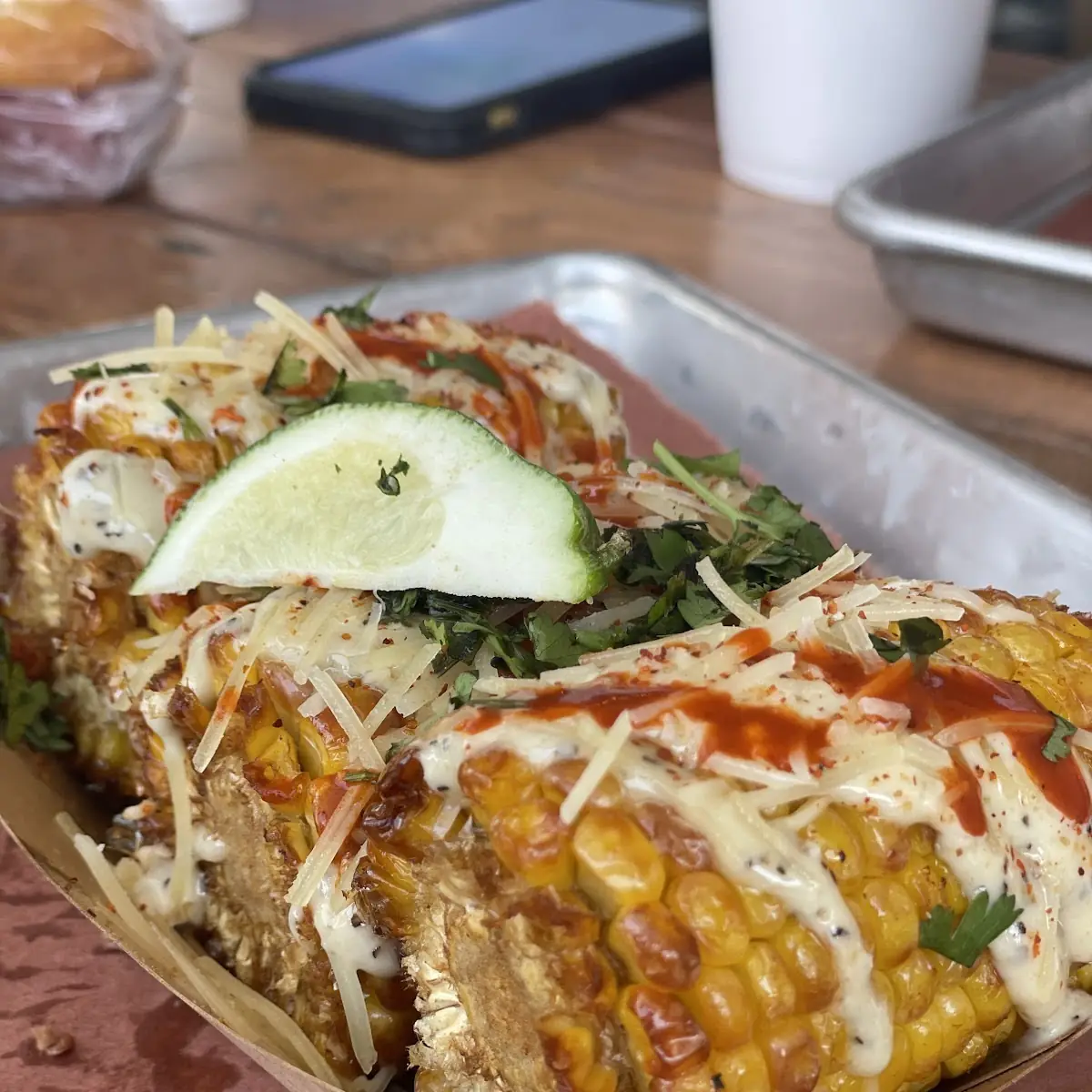 Fried Street Corn