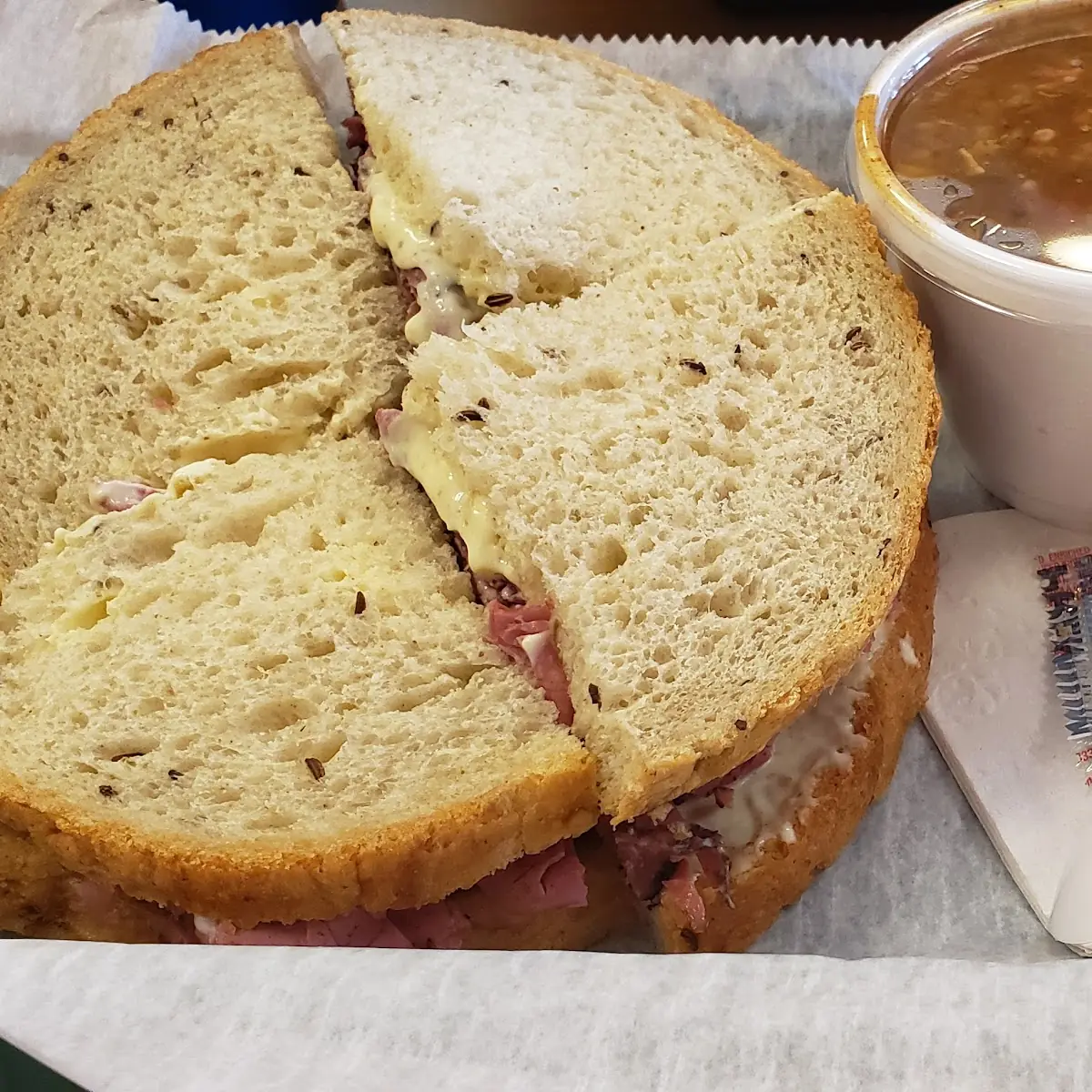 Corned Beef on Rye with Gumbo