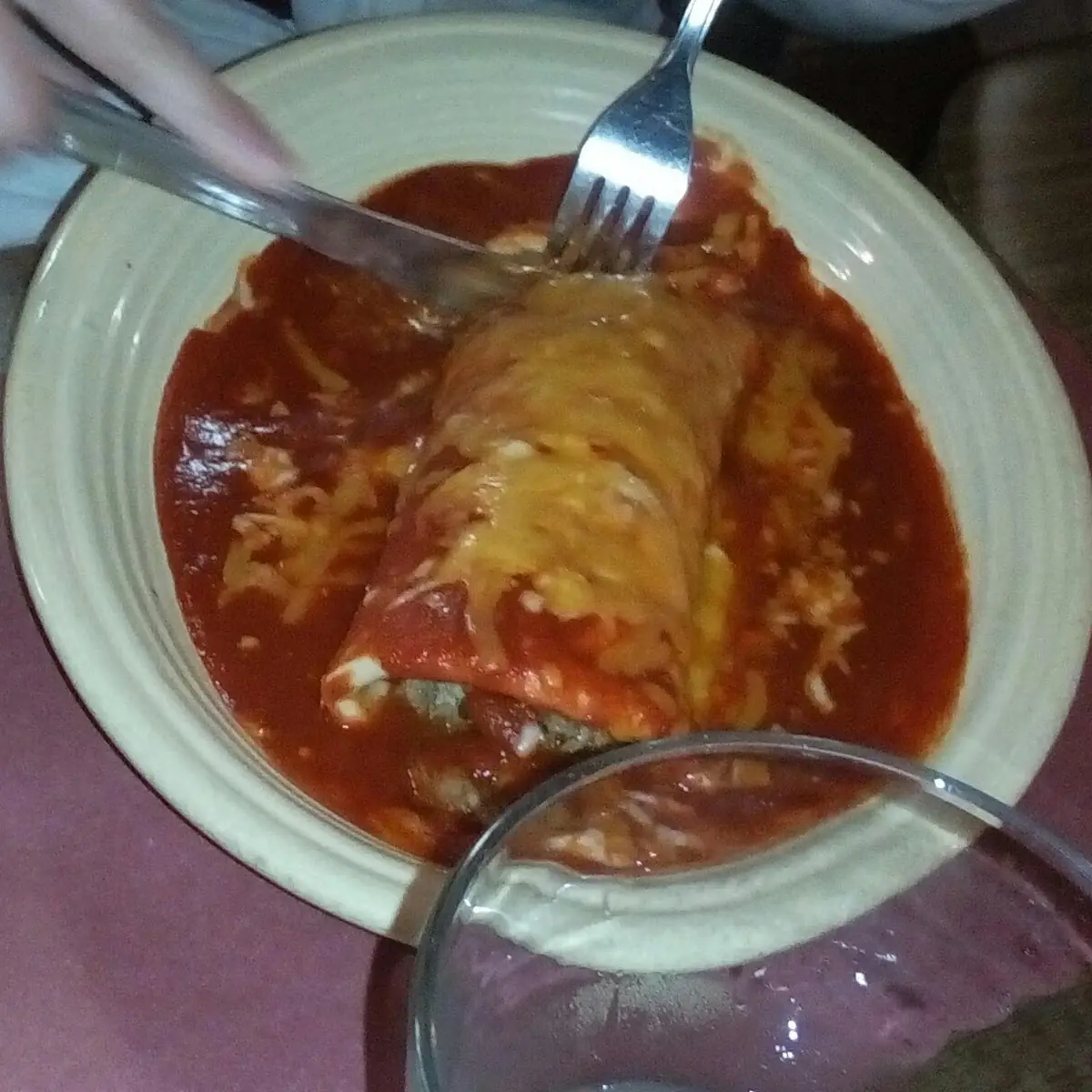 Smothered Beef Burrito