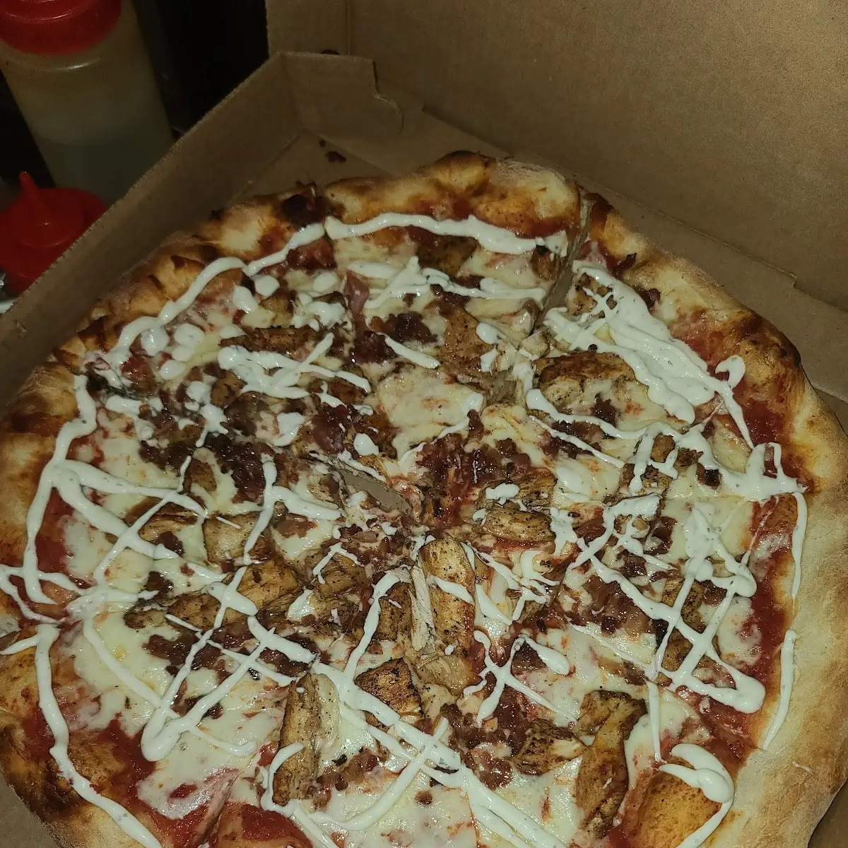 Chicken Bacon Ranch Pizza