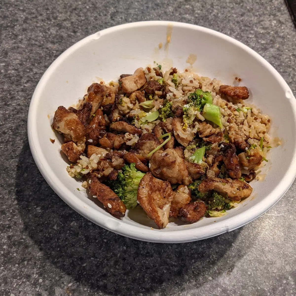 Teriyaki Chicken Broccoli Bowl