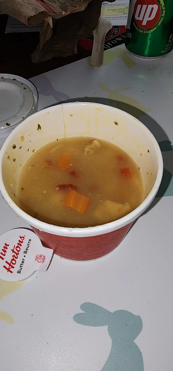 Half Full Serving of Soup, Tim Hortons