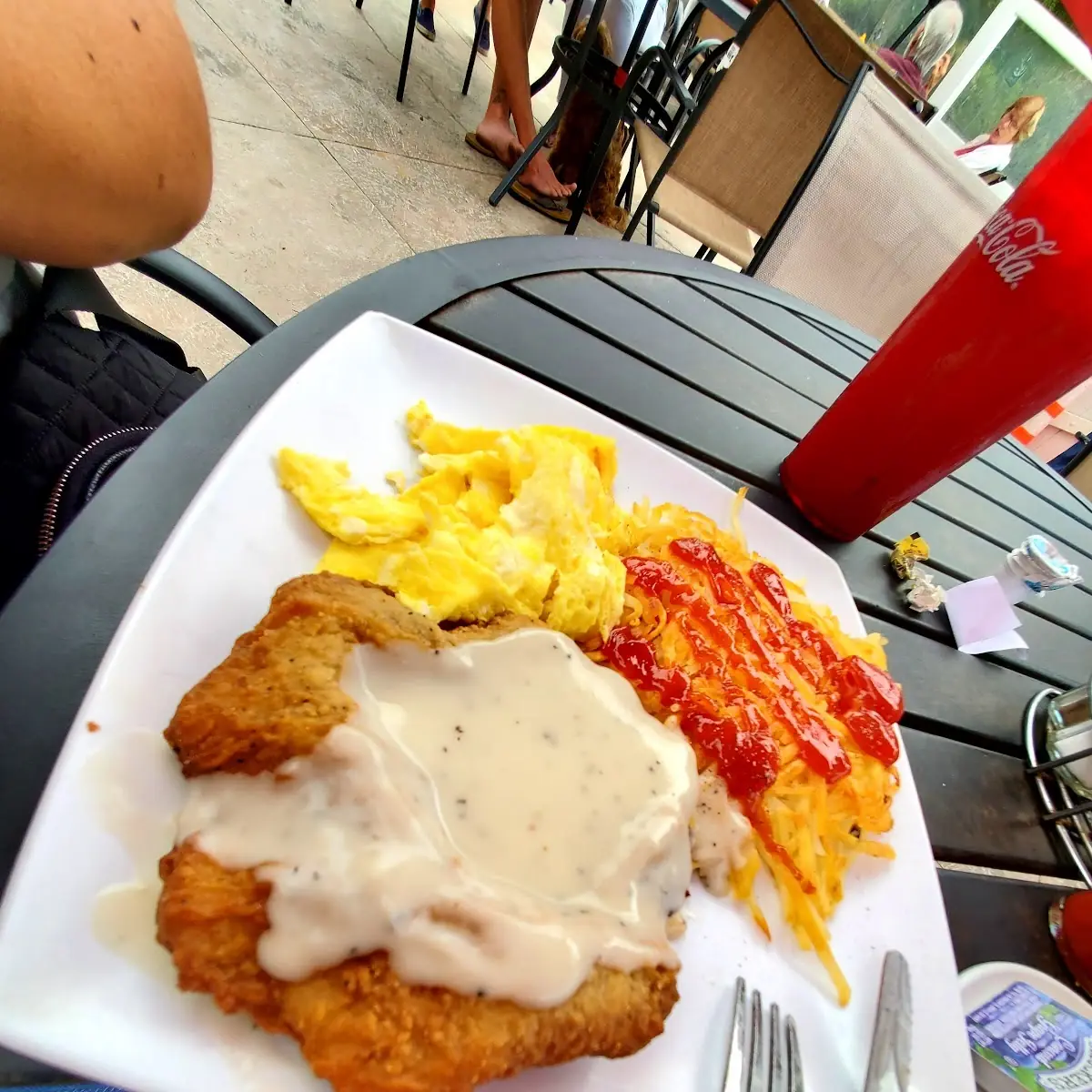 Country Fried Steak and Eggs