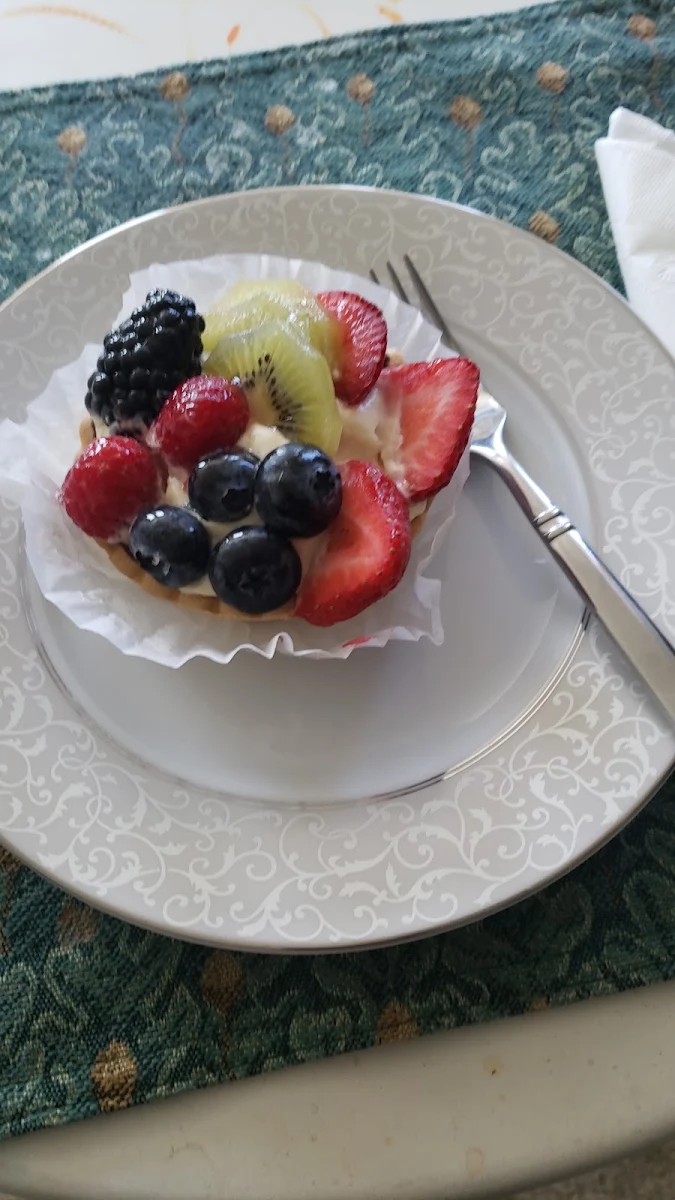Bavarian with Fresh Fruit