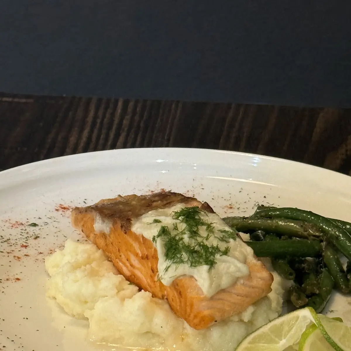 Grilled Salmon Side