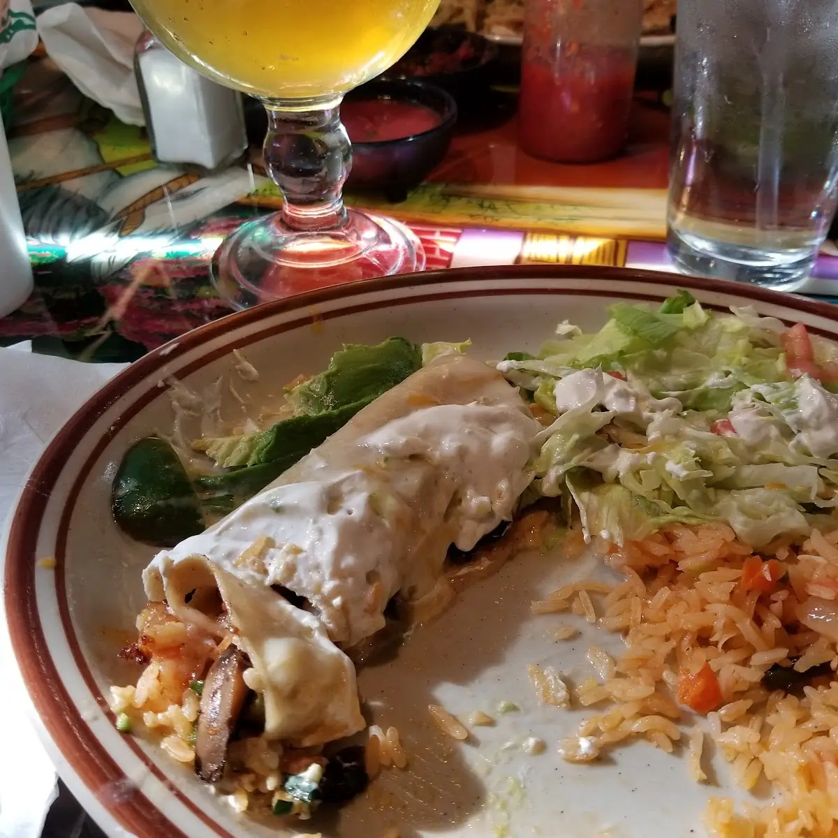 Beef Enchiladas with Cheese Sauce