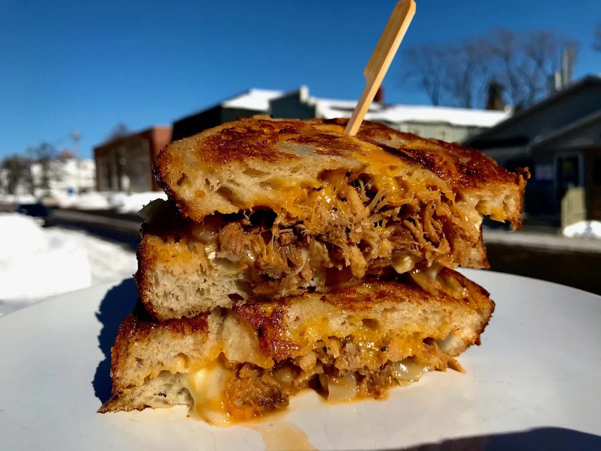 Pulled Pork Grilled Cheese