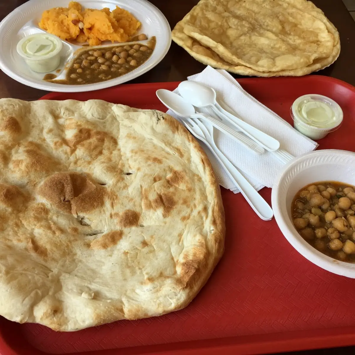 Halwa Puri Plater