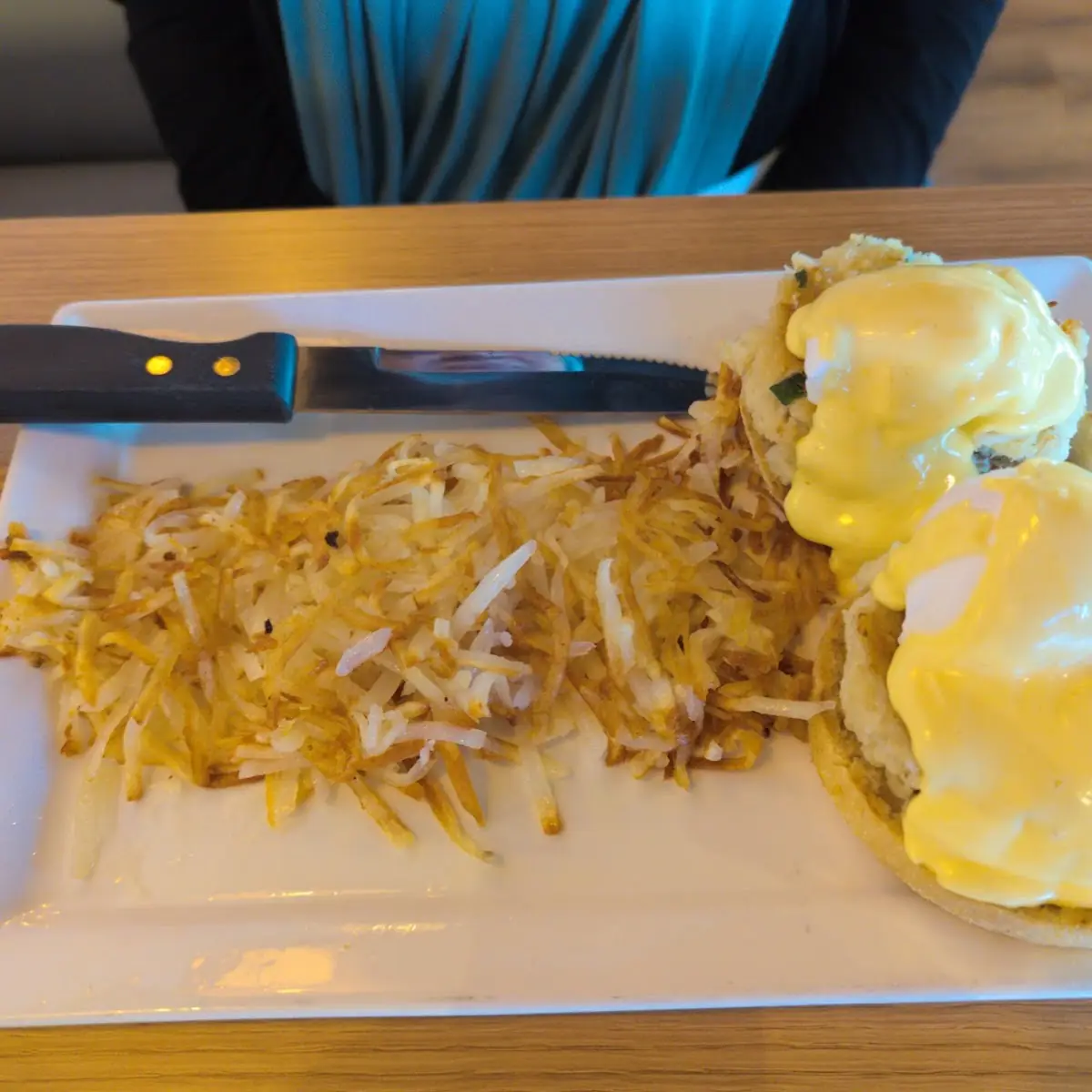 Eggs Benedict with Hash Browns