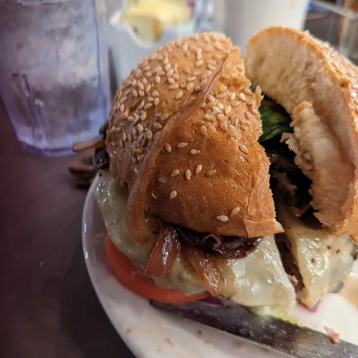 Mushroom Swiss Burger