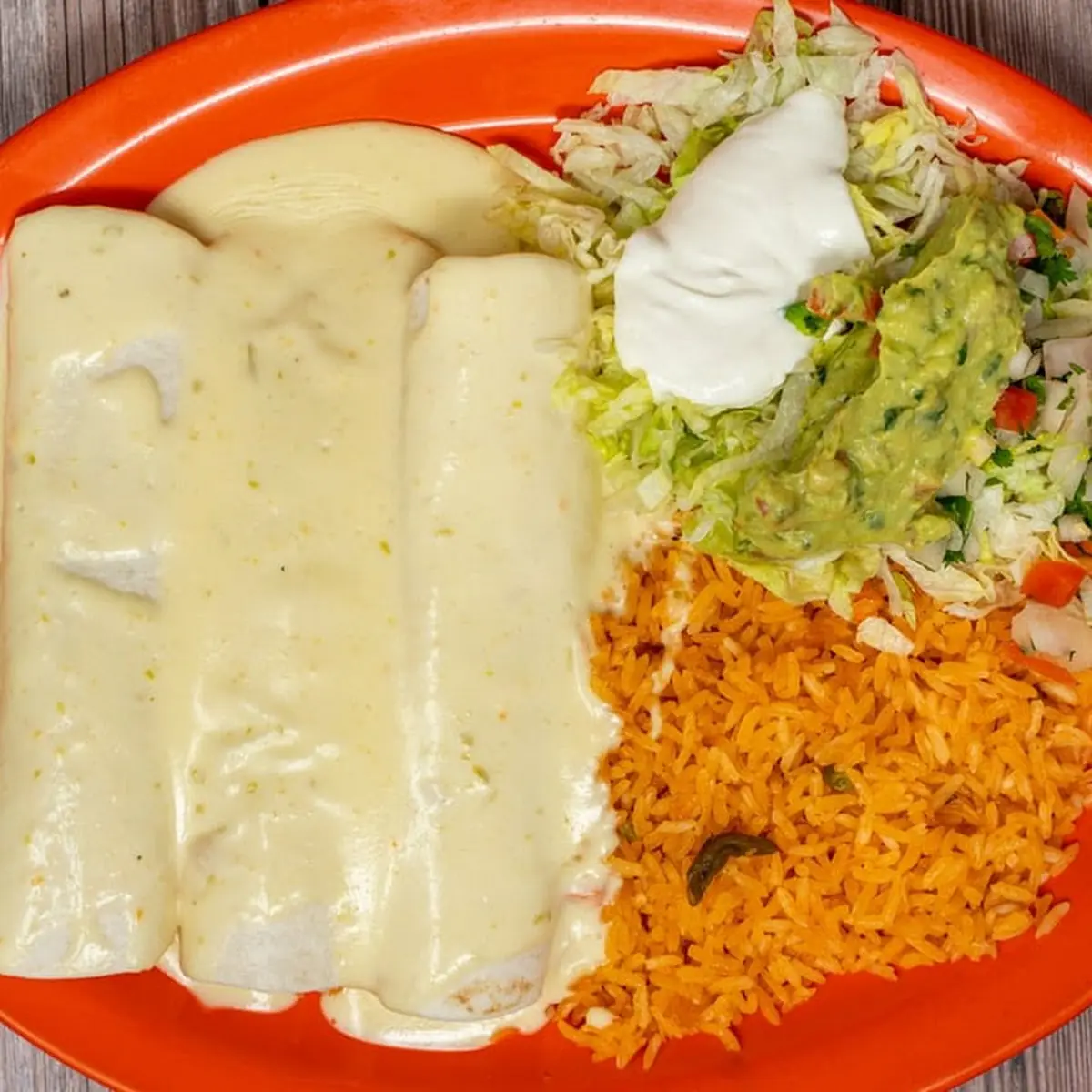 Enchilada I Chile Relleno Rice & Beans