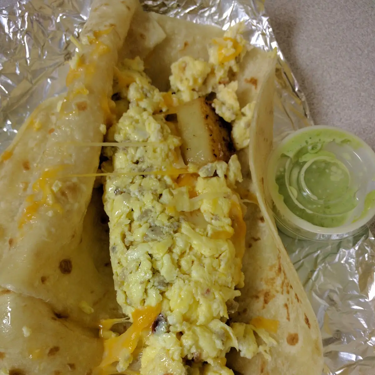 Breakfast Meat Lover Burrito