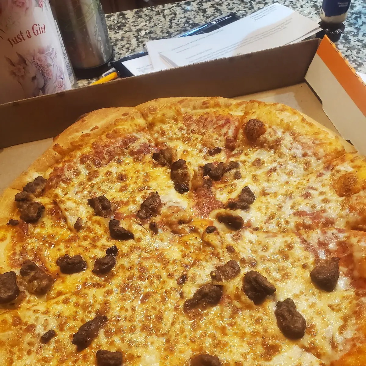 Extra Sausage Pizza