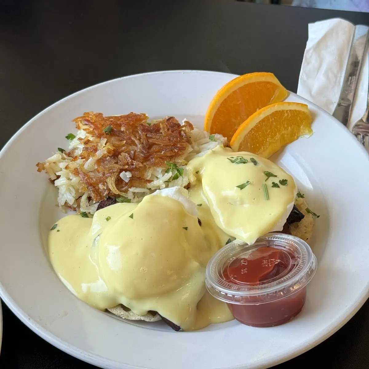 Eggs Benedict Hash Brown
